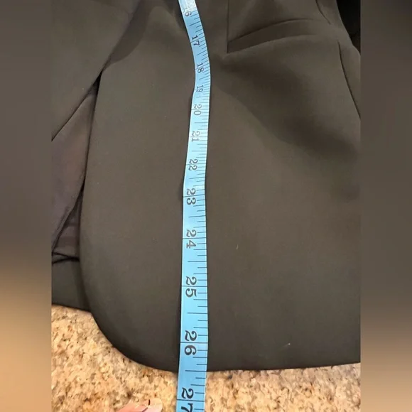 Good American Scuba Tailored Black Blazer Jacket NWT Size Small $189 GJK0112 - Picture 10 of 11